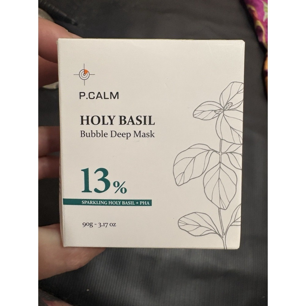 P.CALM Holy Basil Bubble Deep Mask Sparkling Holy Basil 3.17oz